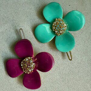 Crystal metal pins
